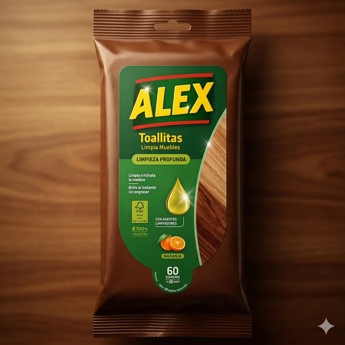Toallitas Alex Renovadoras Para Muebles 30 Unid 7