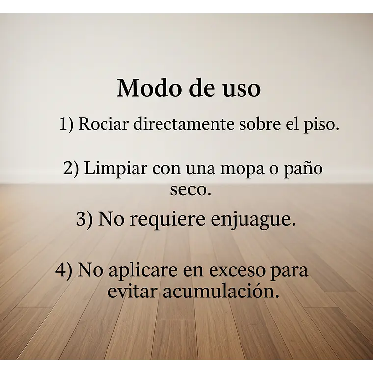 Limpiador piso madera Alex directo al piso 1 L 2