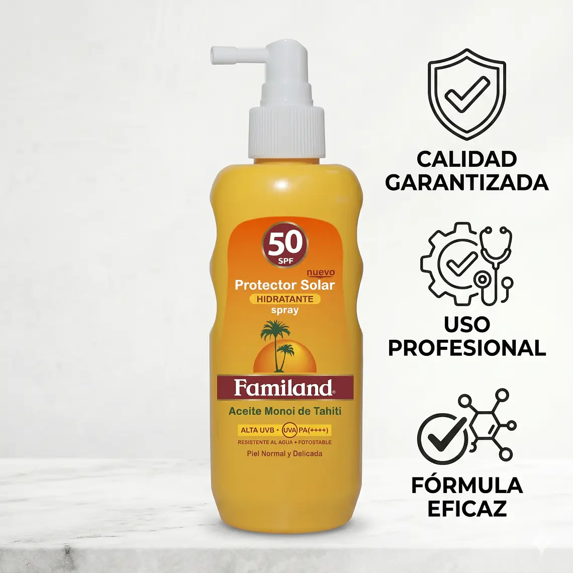Bloqueador Solar Familand Monoi FPS50 Spray 190ml 5