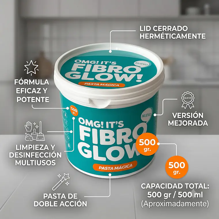 Pasta Multiuso Fibro 500g - Desinfectante Multiusos 4