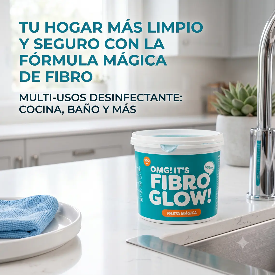 Pasta Multiuso Fibro 500g - Desinfectante Multiusos 6