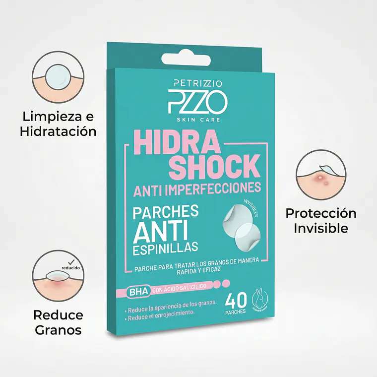 Parches Antiespinillas Petrizzio HidraShock 40 Unid 3