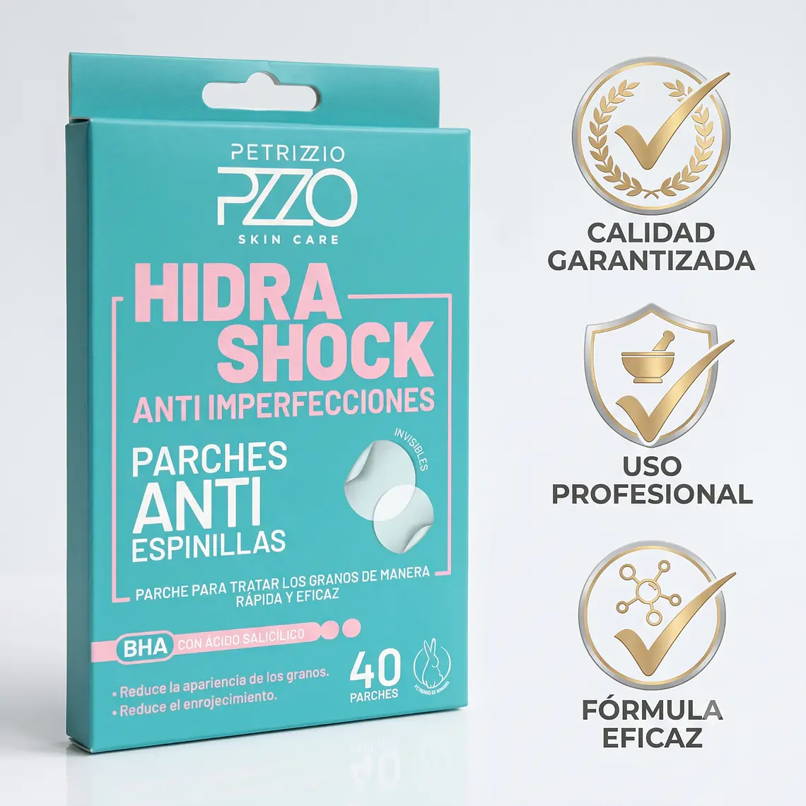 Parches Antiespinillas Petrizzio HidraShock 40 Unid 6