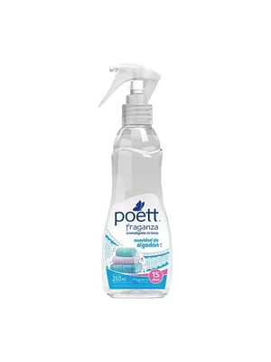 Aromatizante Telas Poett Suavidad Algodon 250ml