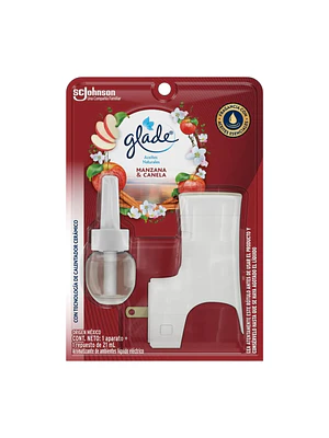Aromatizante Glade Manzana Canela Aparato + Recarga 21ml