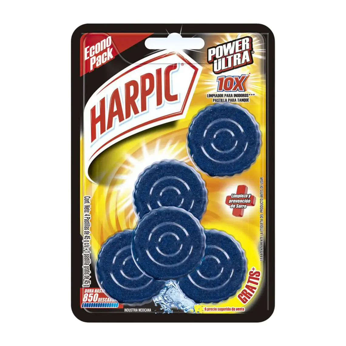 Pastilla Para Estanque Para Inodoros Harpic 5unid 2