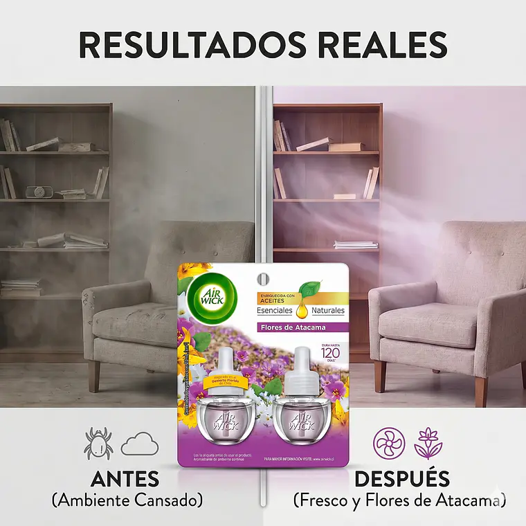 Recarga Air Wick Flores de Atacama 21ml - Pack 2 Unid. 6