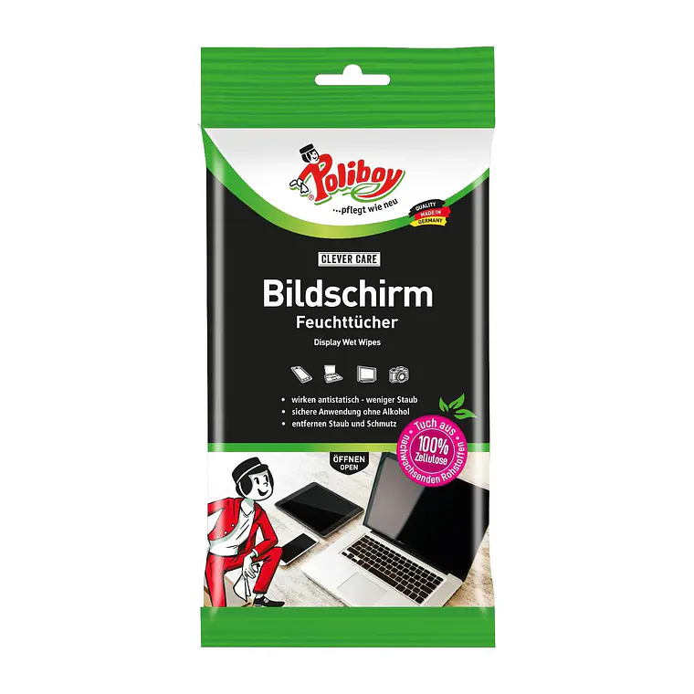 Toallitas Limpiadoras Pantallas Celular Notebook 30 Und 1