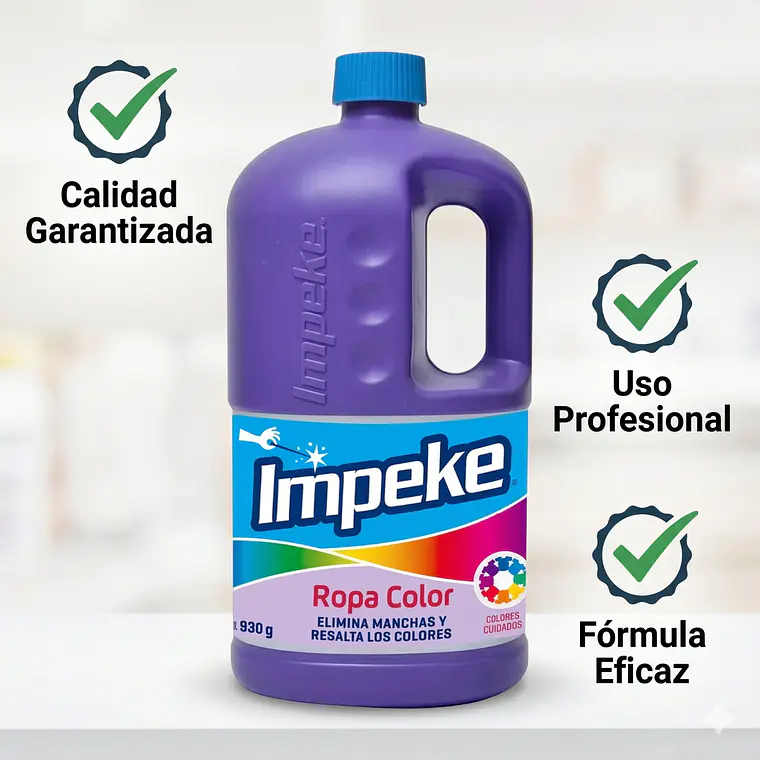 Quitamanchas Ropa Color 930gr Impeke 6