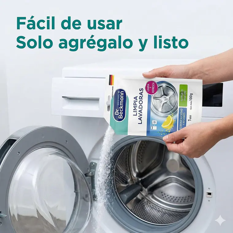 Limpia Lavadoras en Polvo Dr. Beckmann 100 g 6
