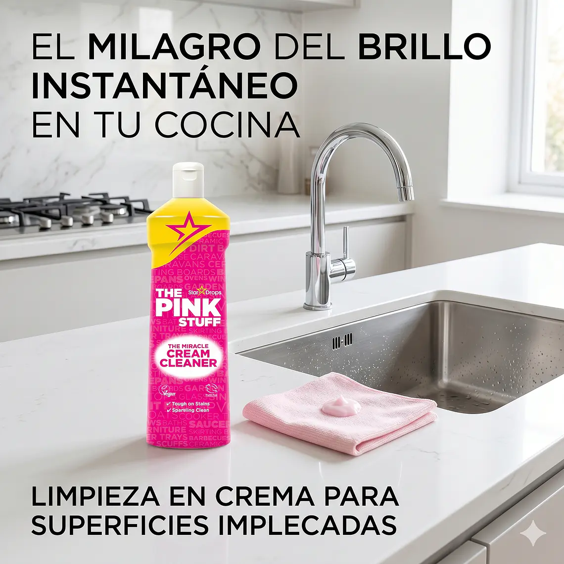 Limpiador En Crema Multiuso The Pink Stuff 500ml 6