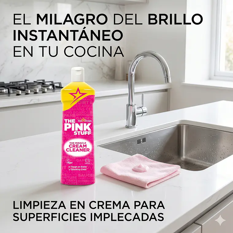 Limpiador En Crema Multiuso The Pink Stuff 500ml 6