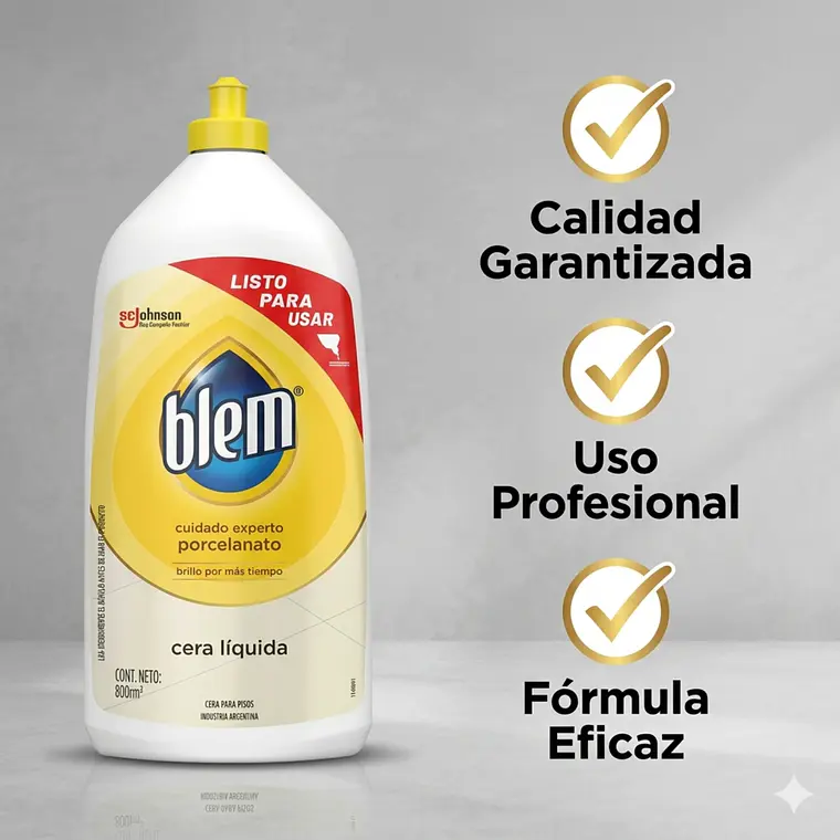 Cera Líquida Blem Pisos Porcelanato 800 ml 5