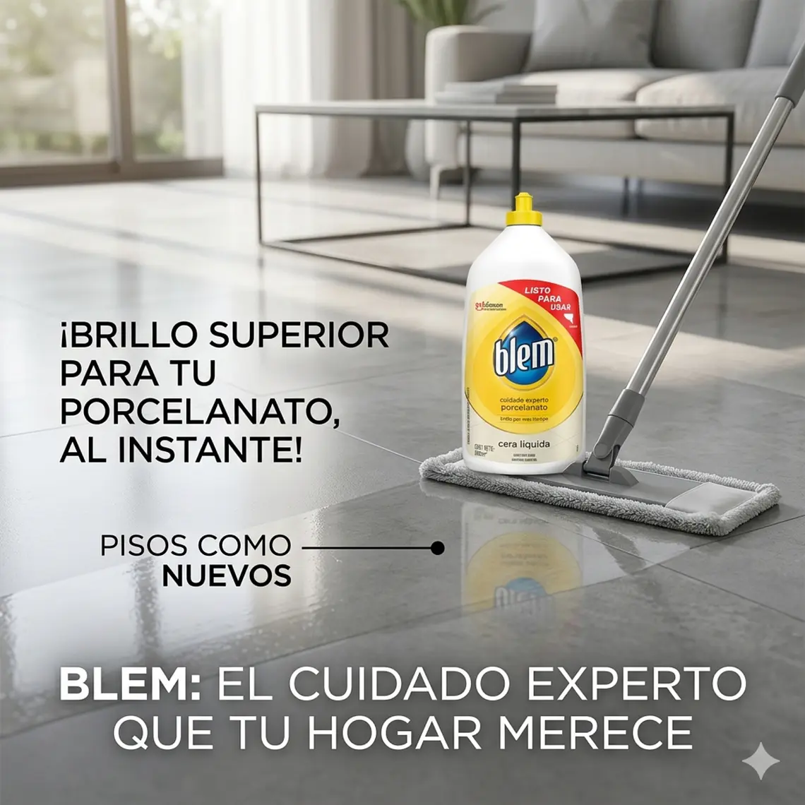 Cera Líquida Blem Pisos Porcelanato 800 ml 6