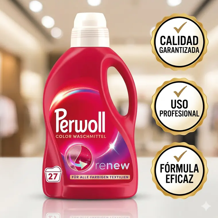 Perwoll Detergente Ropa Colores Vivos 1.35L 5