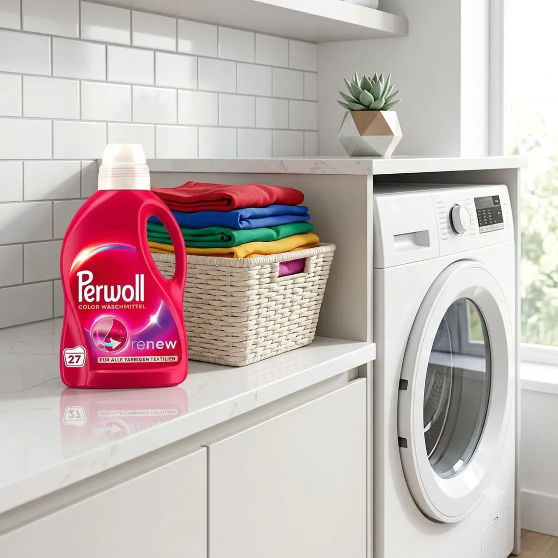 Perwoll Detergente Ropa Colores Vivos 1.35L 6