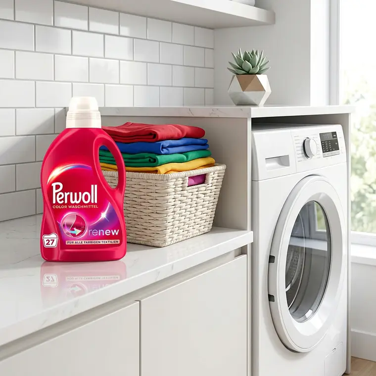 Perwoll Detergente Ropa Colores Vivos 1.35L 6