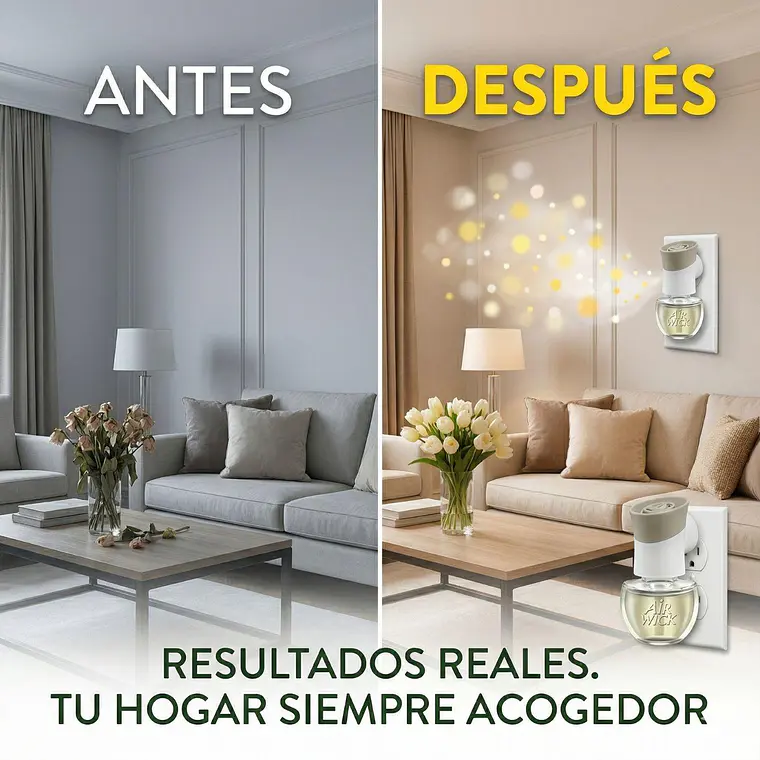 Repuesto Desodorante Eléctrico Air Wick Vainilla 3x21ml 5
