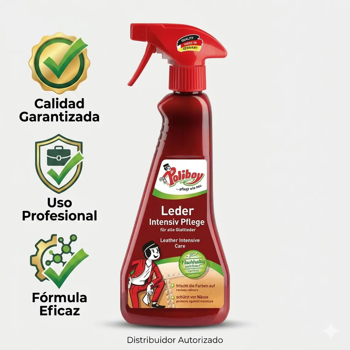 Limpiador De Cuero Poliboy 375ml 5