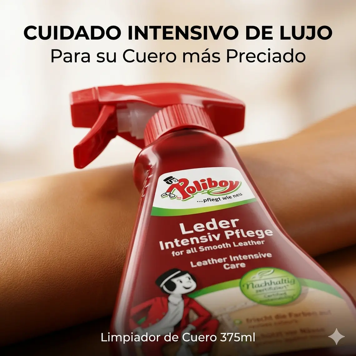 Limpiador De Cuero Poliboy 375ml 7