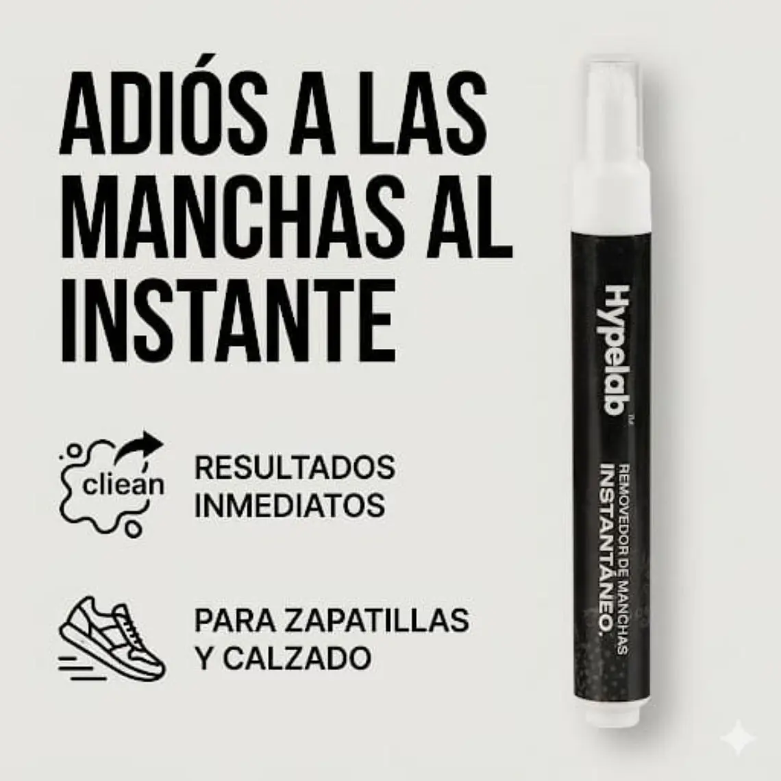 Lápiz Quitamanchas Hypelab Para Zapatillas Y Telas 10g 3