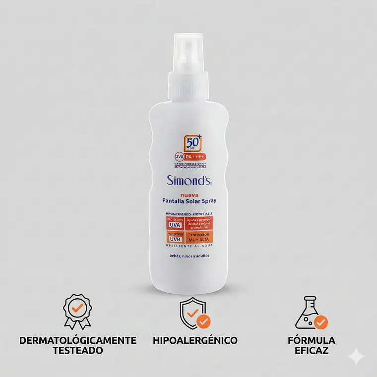 Protector Solar Simonds Spray FPS50 190ml 5