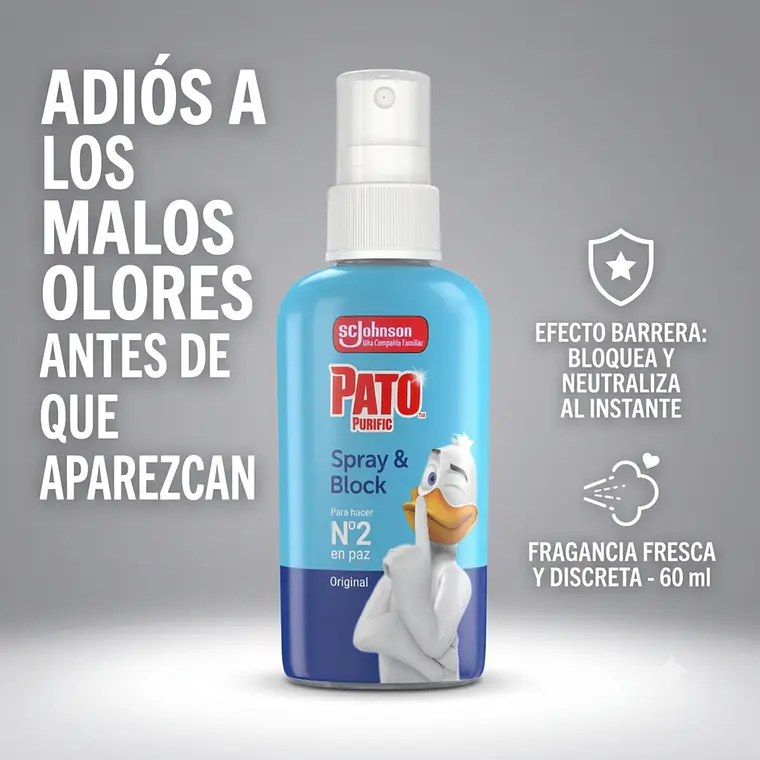 Pato Purific Neutralizador Olores Baño 60ml 2