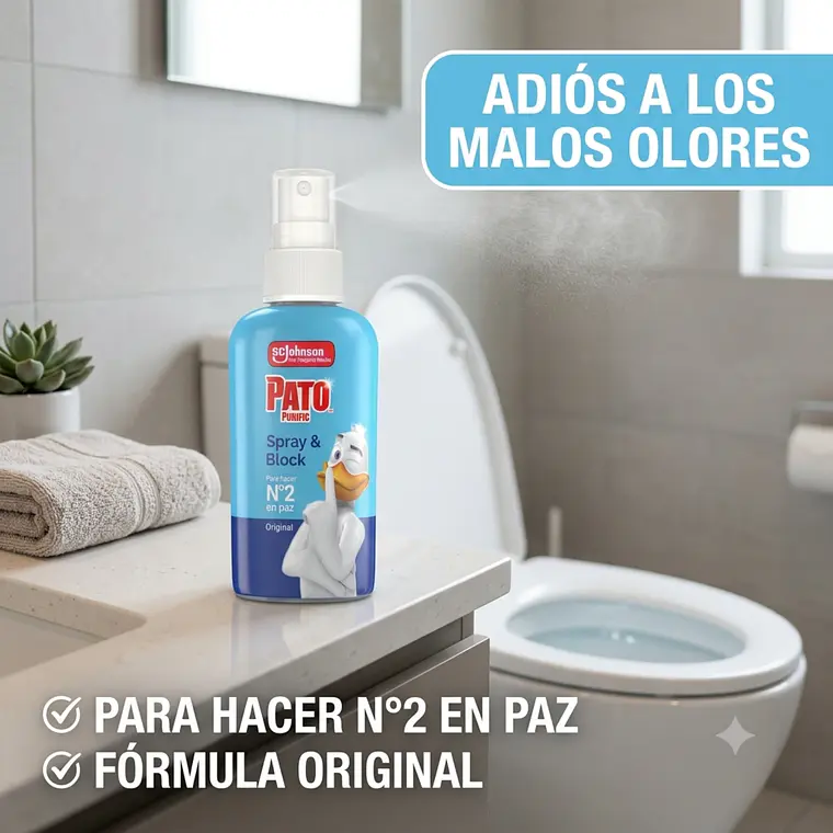 Pato Purific Neutralizador Olores Baño 60ml 7