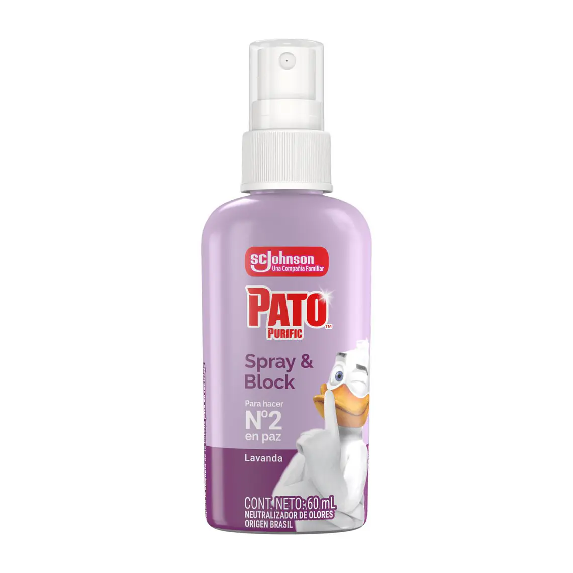 Pato Purific Neutralizador Olores Lavanda 60ml 1