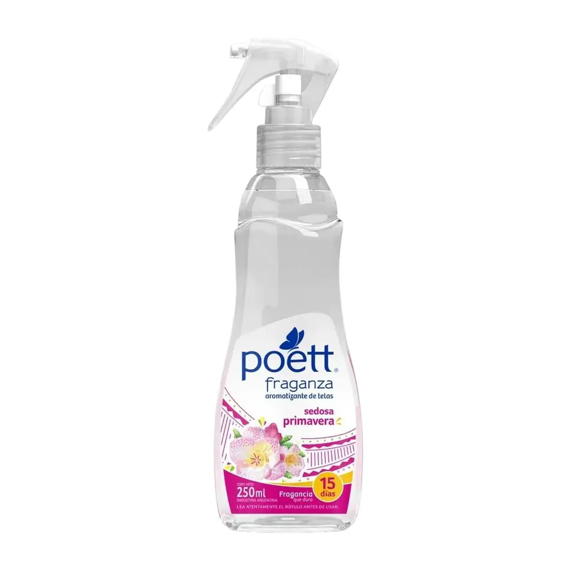 Aromatizante Telas Poett Sedosa Primavera 250ml 1