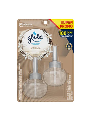Recarga Glade Aceite Natural Vainilla 21mlx2unid
