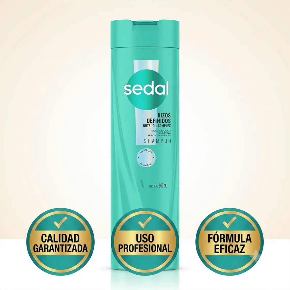 Shampoo Sedal Rizos definidos 340ml 5