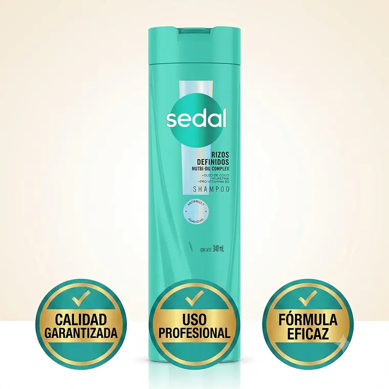 Shampoo Sedal Rizos definidos 340ml 5