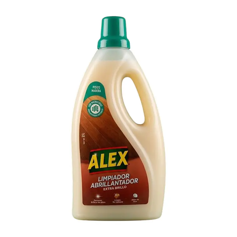 Alex Limpiador Abrillantador Pisos Madera 2L Extra Brillo 1