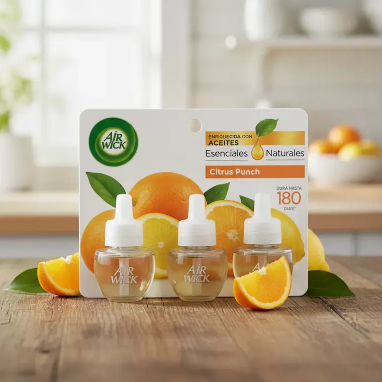 Recarga Air Wick Citrus Punch 21ml - Pack 3 Unid. 3