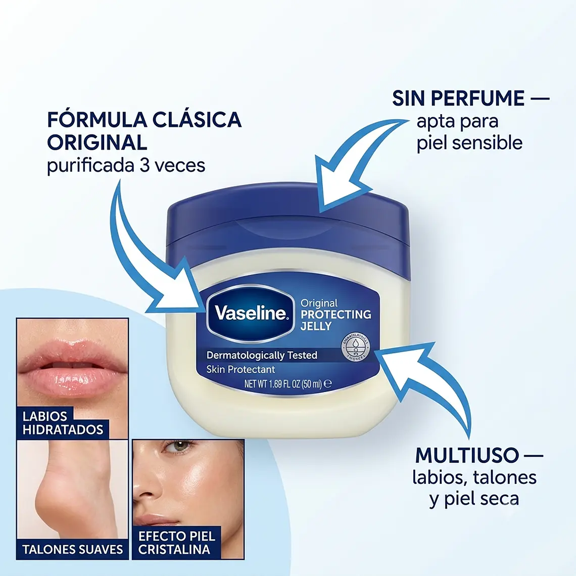 Vaselina Jelly Original ML - Protector de Piel y Labios 4