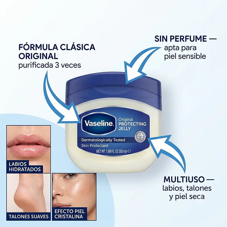 Vaselina Jelly Original ML - Protector de Piel y Labios 4