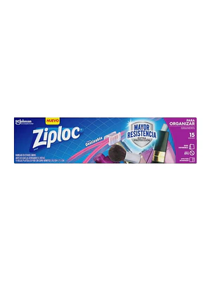 Bolsa Para Organizar Ziploc Grande Cierre Fácil 15un