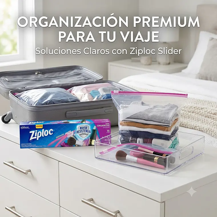 Bolsa Para Organizar Ziploc Grande Cierre Fácil 15un 5