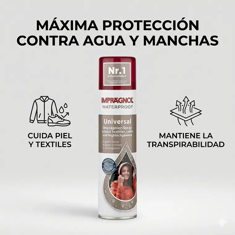Protector De Cuero Y Ropa Impragnol 400ml 2