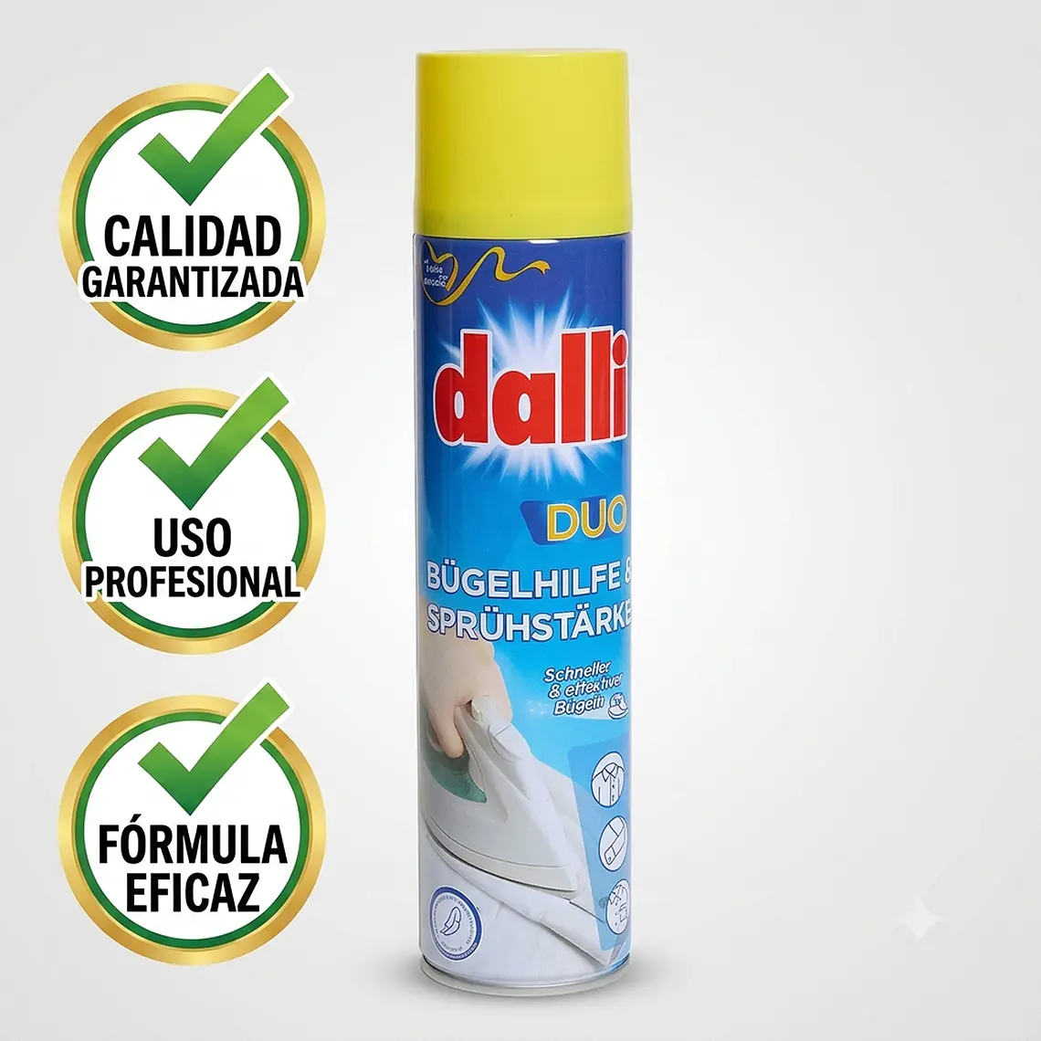 Apresto Planchar Dalli Duo 2en1 Spray Antiarrugas 400ml 5