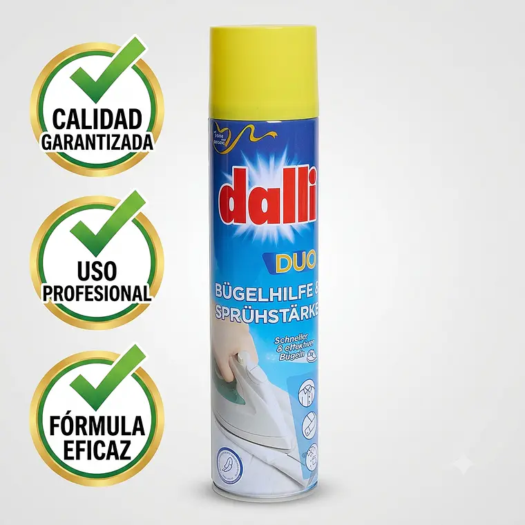 Apresto Planchar Dalli Duo 2en1 Spray Antiarrugas 400ml 5
