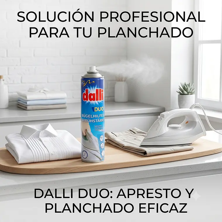 Apresto Planchar Dalli Duo 2en1 Spray Antiarrugas 400ml 6