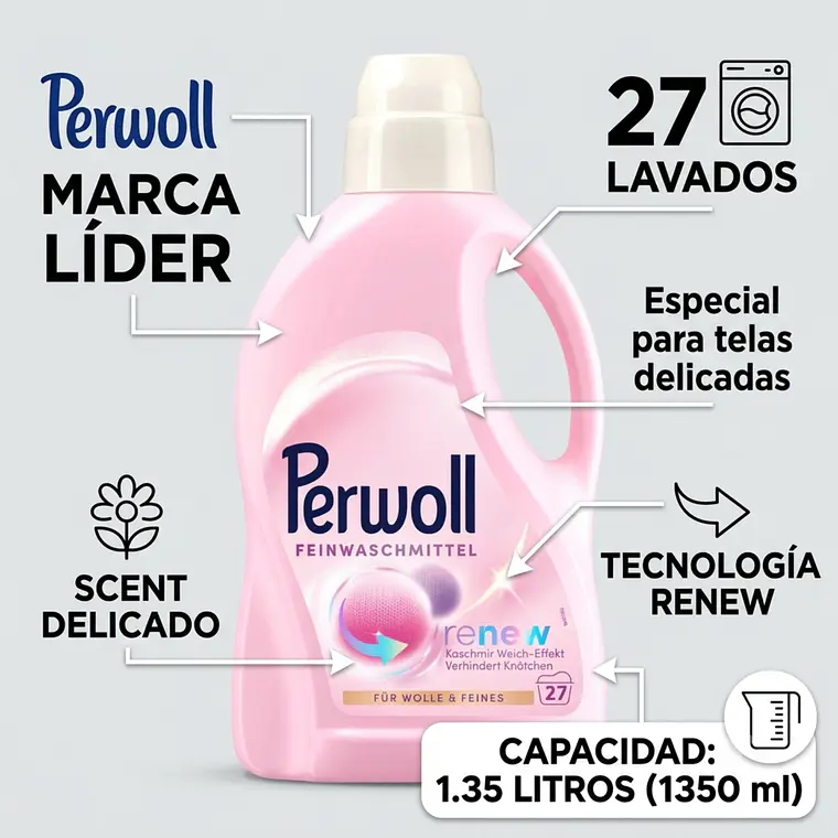 Detergente Ropa Delicada 1.35 L 4
