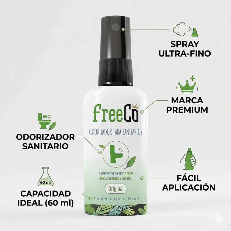 Eliminador de Olores Freeco Aroma Original 60 ml 4