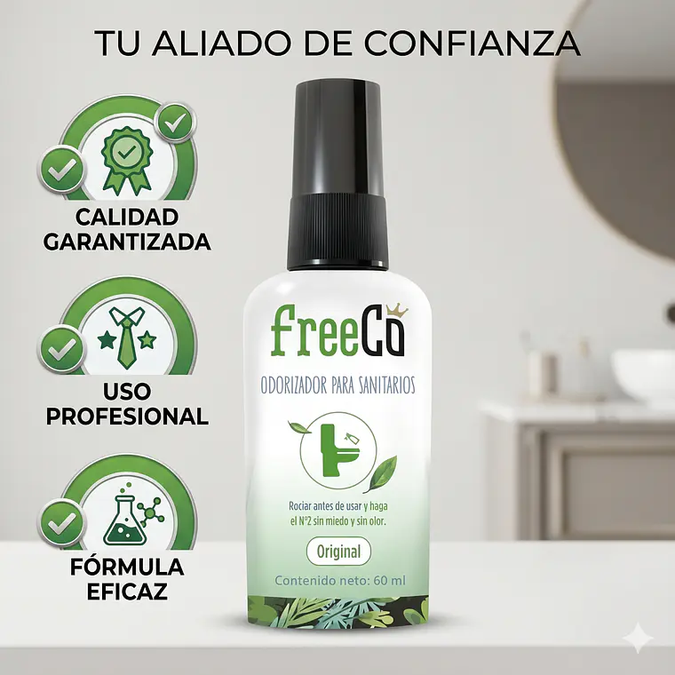 Eliminador de Olores Freeco Aroma Original 60 ml 6