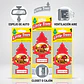 Aromatizante Pino Manzana Canela Little Trees Pack X 3unid - Miniatura 3