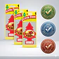 Aromatizante Pino Manzana Canela Little Trees Pack X 3unid - Miniatura 5