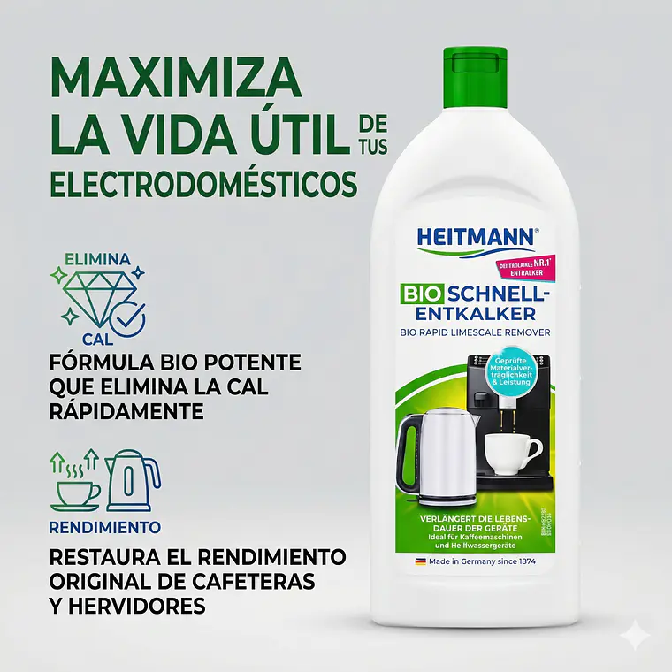 Descalcificador Limpiador De Cafeteras Y Hervidores 250ml 3