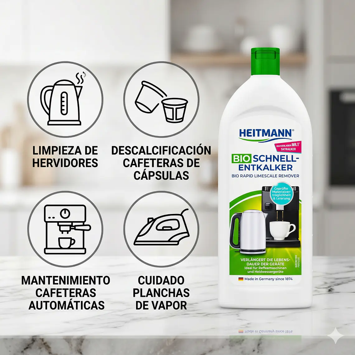 Descalcificador Limpiador De Cafeteras Y Hervidores 250ml 4